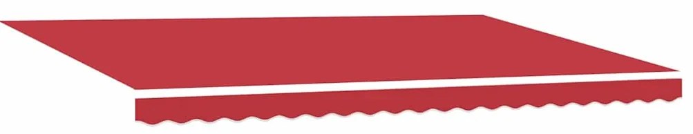 Toldo Vermelho Vermelho 500 × 300 cm Vermelho
