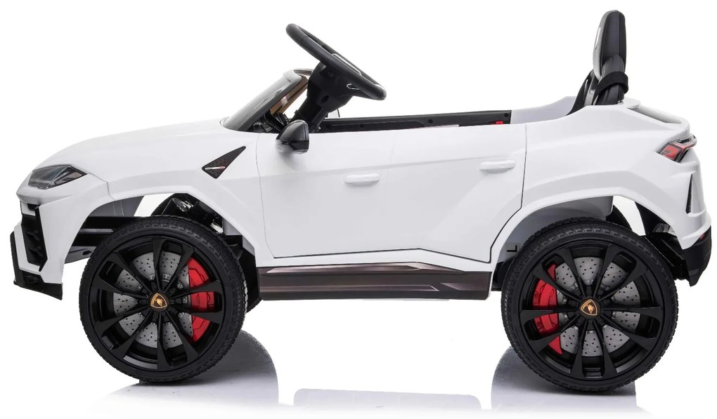 Carro elétrico para crianças Lamborghini URUS licença original, alimentado por bateria, portas de abertura vertical, motor 2x, bateria de 12 V, contro