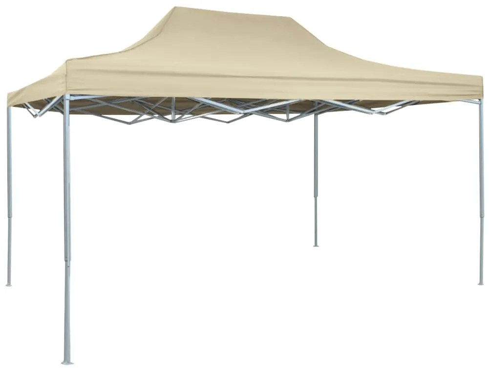 Tenda dobrável profissional para festas 3x4 m aço creme