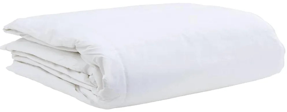 Edredão com travesseiro 2 pcs Branco 135 x 200 cm Penugem