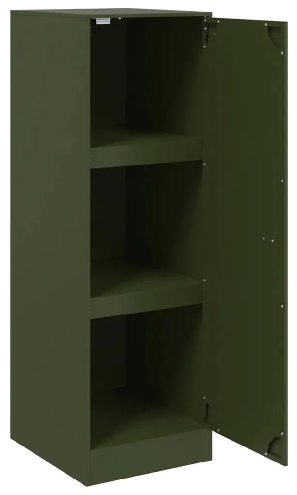 Aparador 34,5x39x107 cm aço verde azeitona