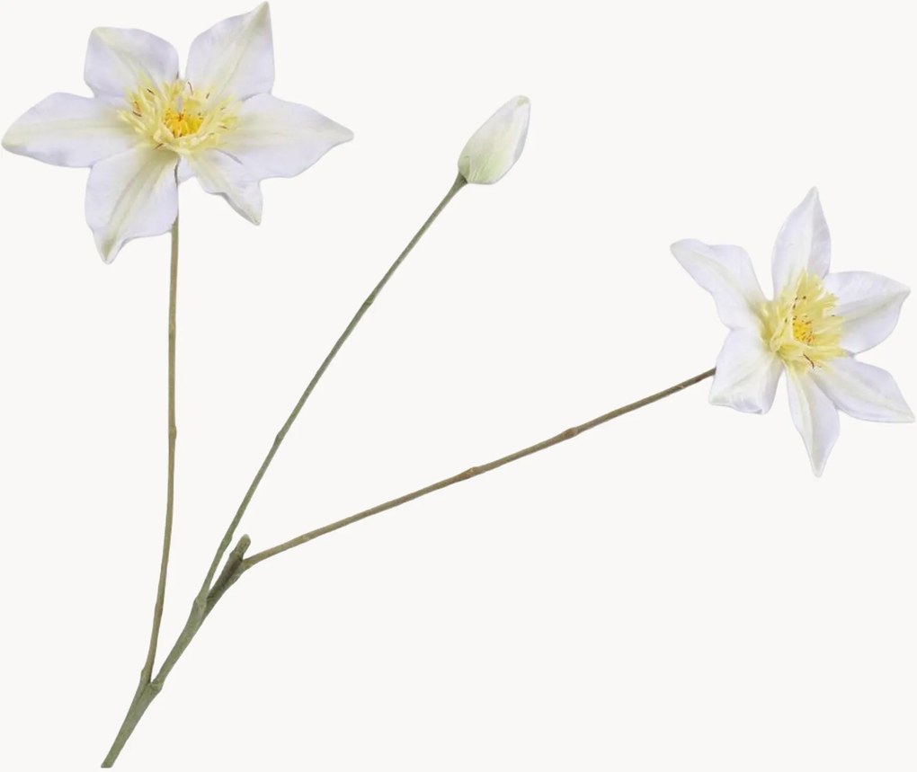 Flores artificiais Clematis, conjunto de 2
