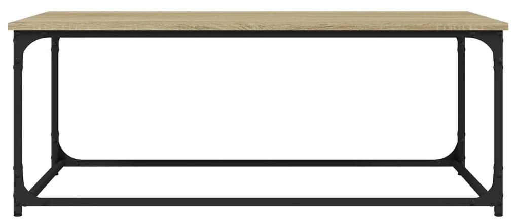 Mesa de centro 102x50x40cm deriv. madeira/ferro carvalho sonoma