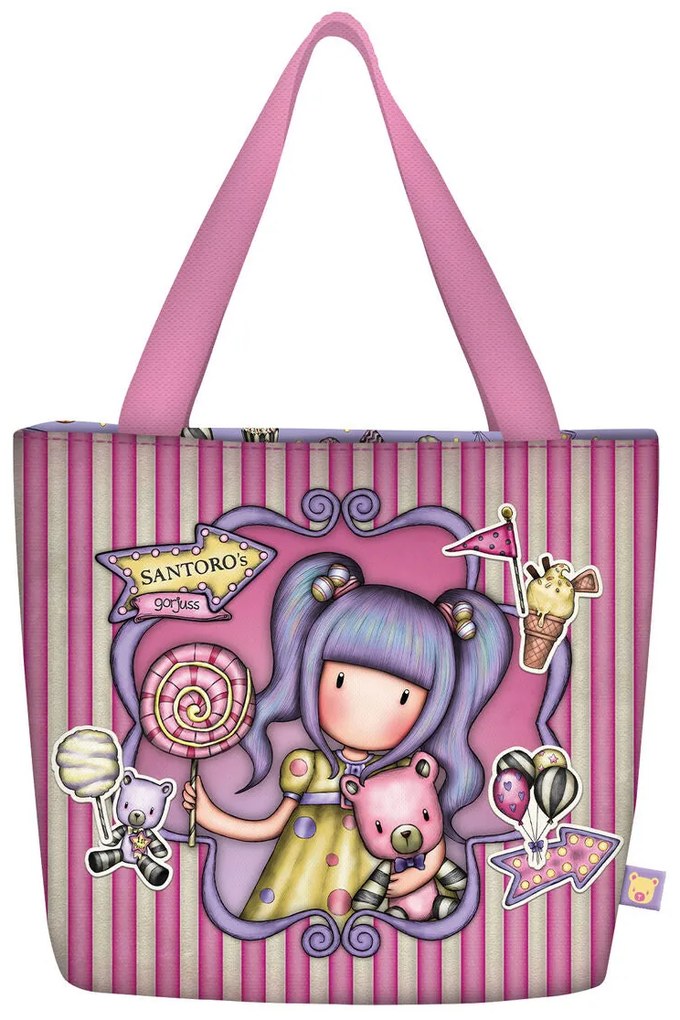 Bolsa Gorjuss First prize Lancheira Lilás (24 x 29 x 10 cm)