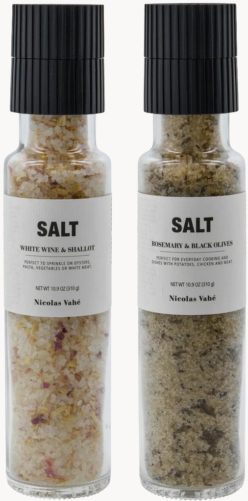 Conjunto de sal White Wine & Rosemary, conjunto de 2