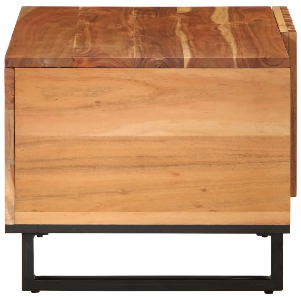 Mesa de centro 80x51x40 cm madeira de acácia maciça