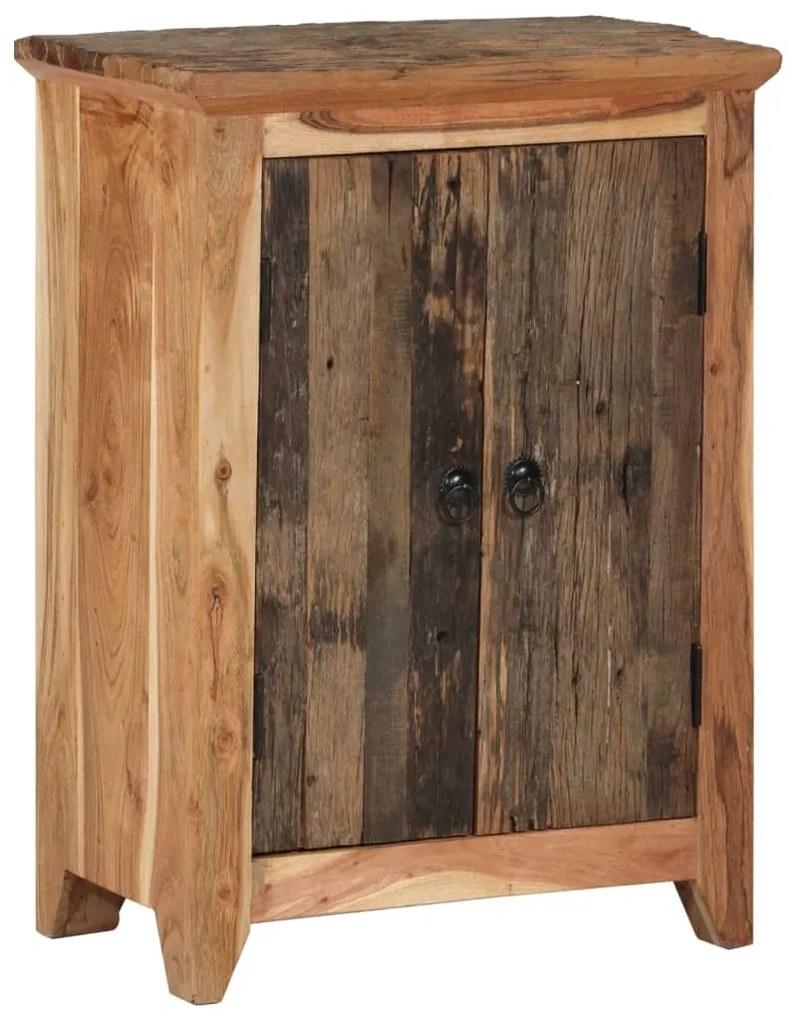 vidaXL Aparador 55x33x75 cm acácia maciça/madeira recuperada