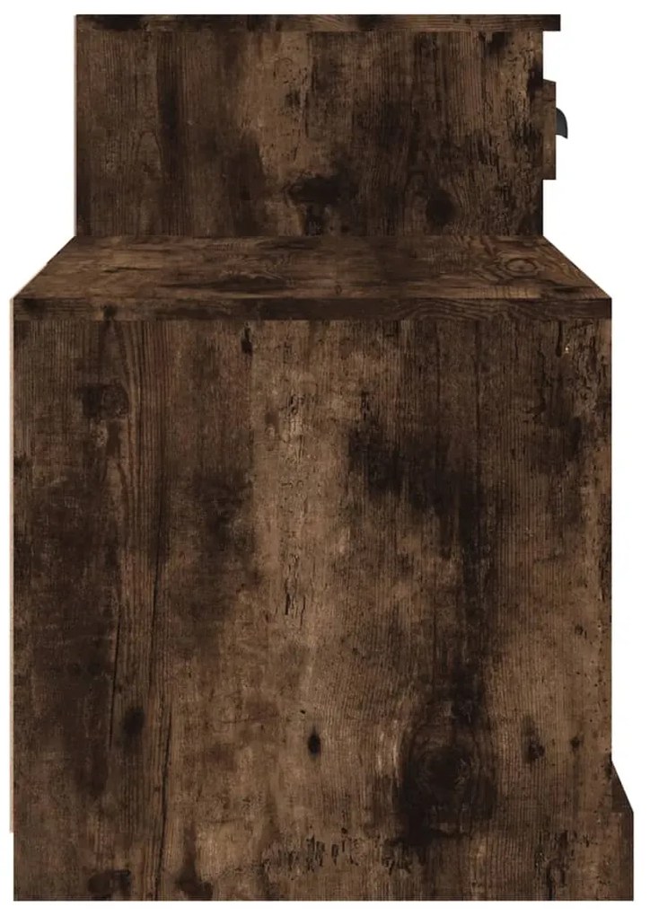 Sapateira 100x42x60 cm derivados de madeira carvalho fumado