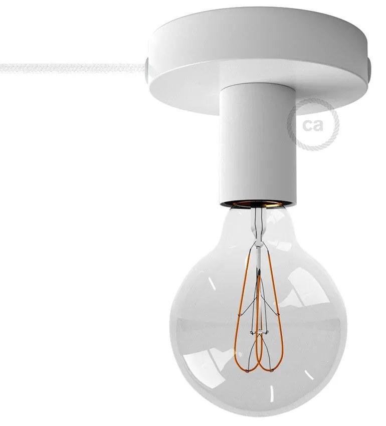 Spostaluce, fonte de luz de metal com cabo de tecido e orifícios laterais