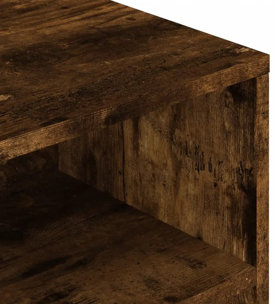 Mesa de centro 90x55x42,5cm derivados madeira carvalho fumado