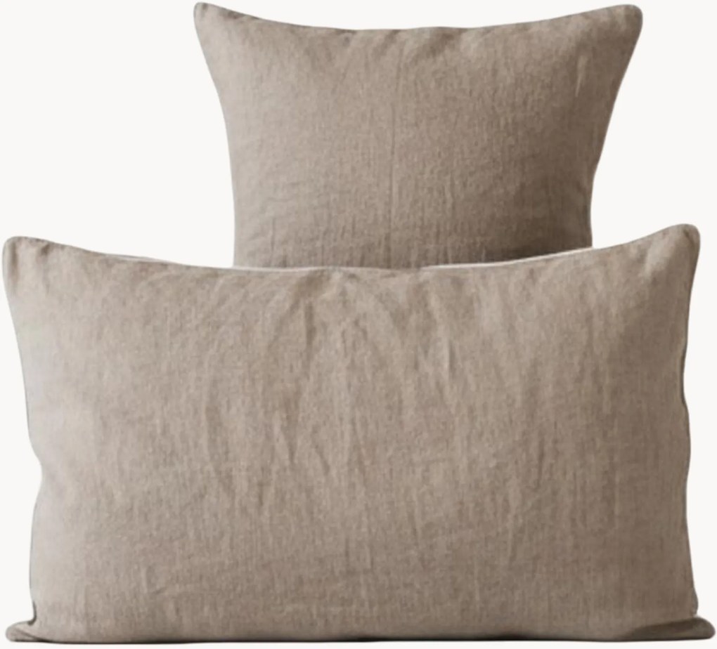 Fronhas de linho Natural, conjunto de 2