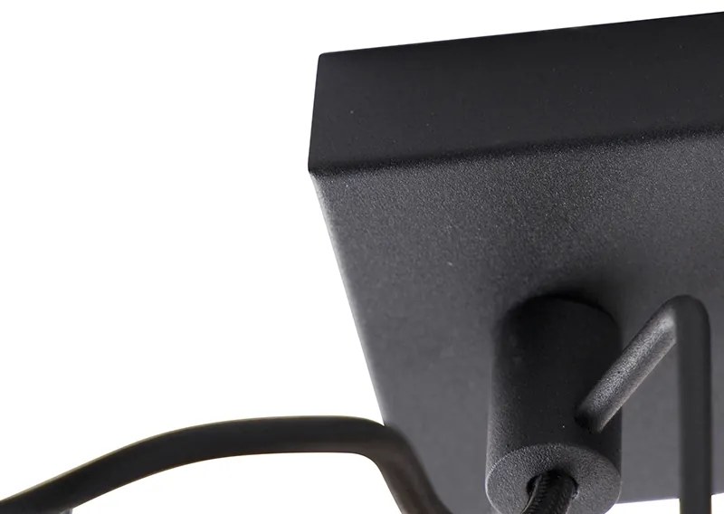 Foco inteligente preto 3 luzes incl. Wifi GU10 - Suplux