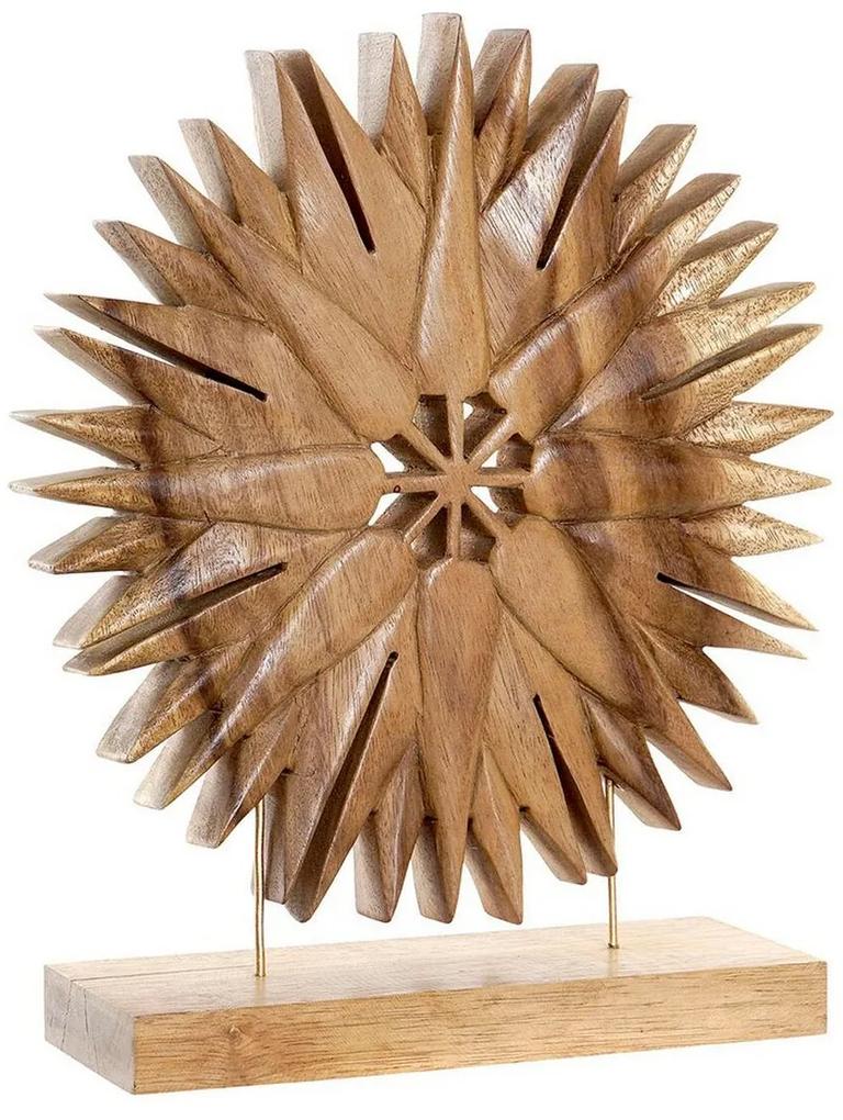 Figura Decorativa DKD Home Decor Estrela Madeira Natural (28 x 9 x 34 cm)