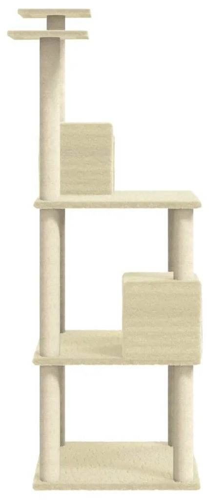 Arranhador para Gatos em Sisal de 141 cm - Creme