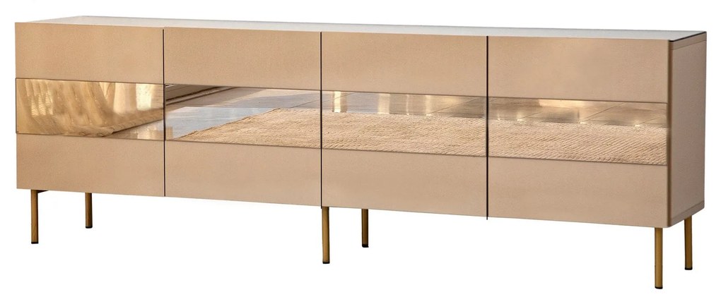 Móvel TV Leon – Bronze Dourado – 180 cm x 59 cm x 35 cm
