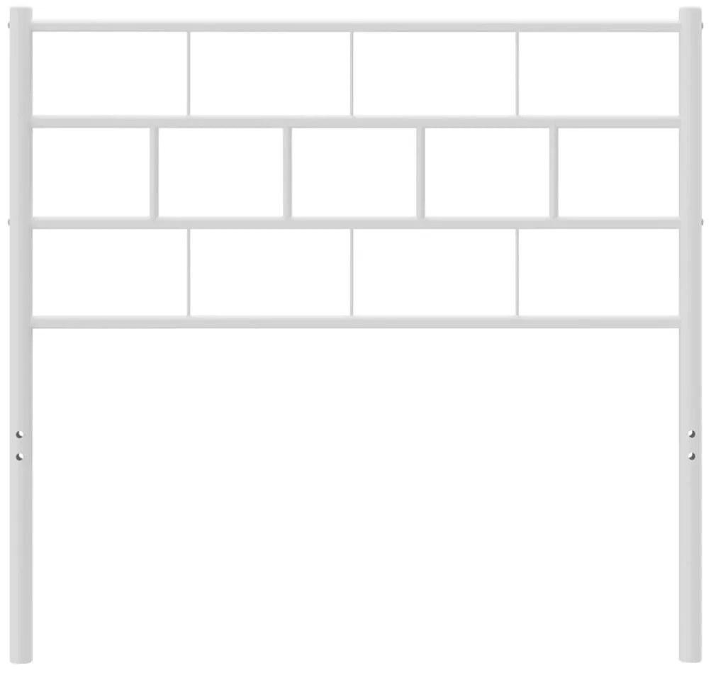 Cabeceira de cama 107 cm metal branco