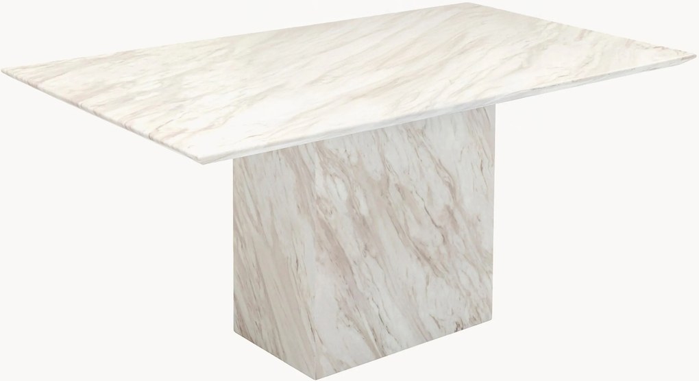 Mesa de jantar com tampo em mármore Artistico, 160 x 90 cm