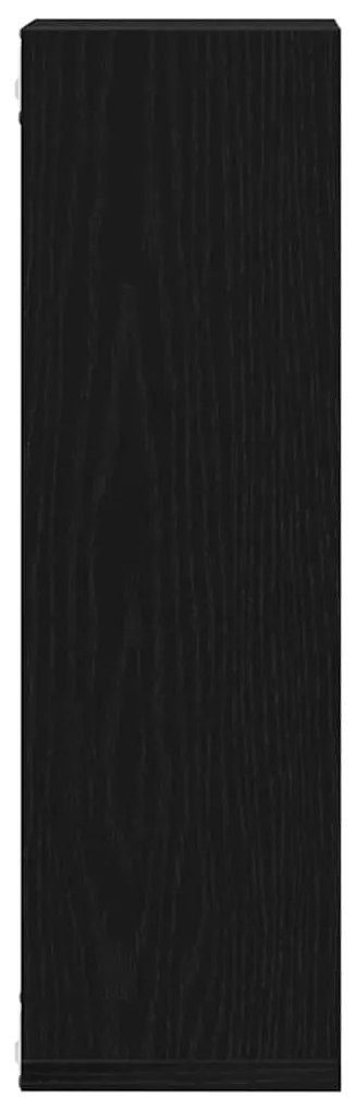 Estantes de Parede vidaXL 2 pcs Carvalho Preto 50x15x85 cm Madeira Reg