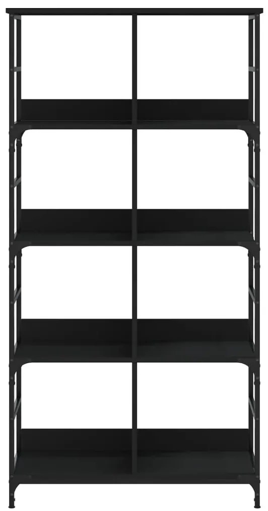Estante 78,5x33x153 cm derivados de madeira preto