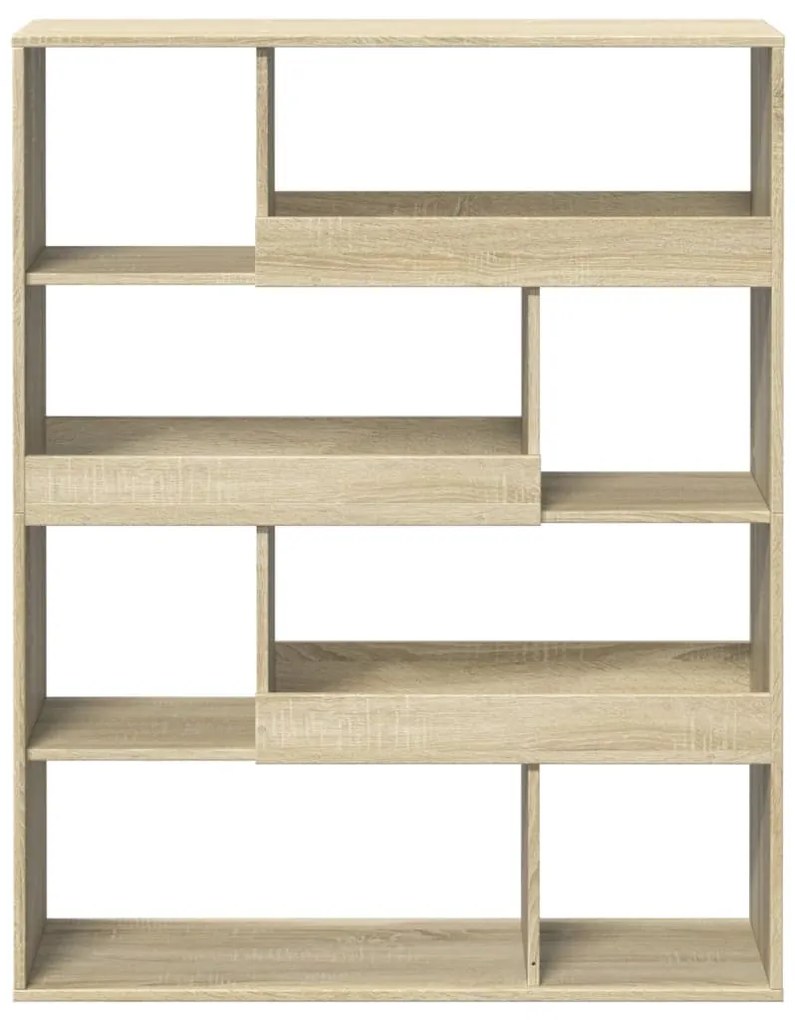 Estante 100x33x125,5 cm derivados de madeira carvalho sonoma
