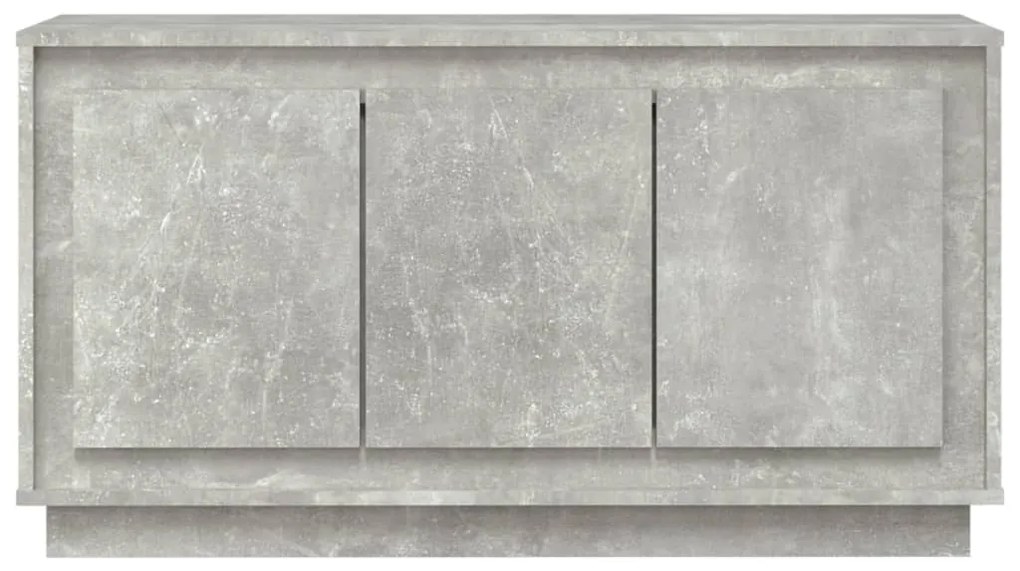 Aparador 102x35x55 cm derivados de madeira cinza-cimento