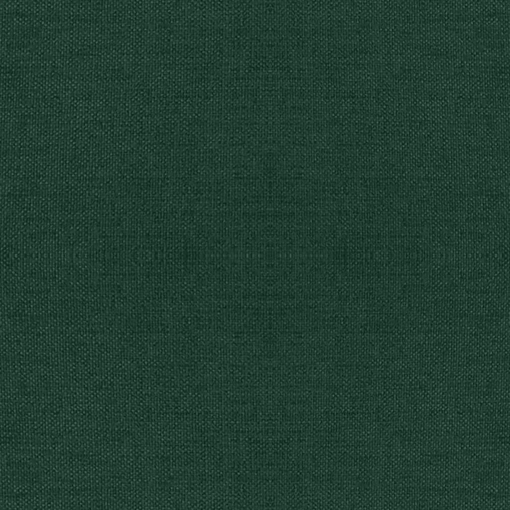 Cadeiras de jantar giratórias 2 pcs tecido verde-escuro