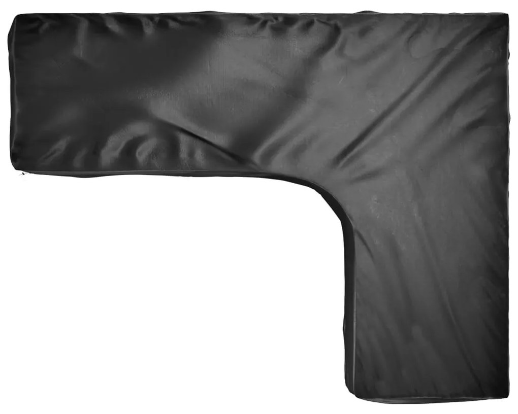 Capas p/ mobília jardim forma de L 2 pcs 16 ilhós 260x210x80 cm