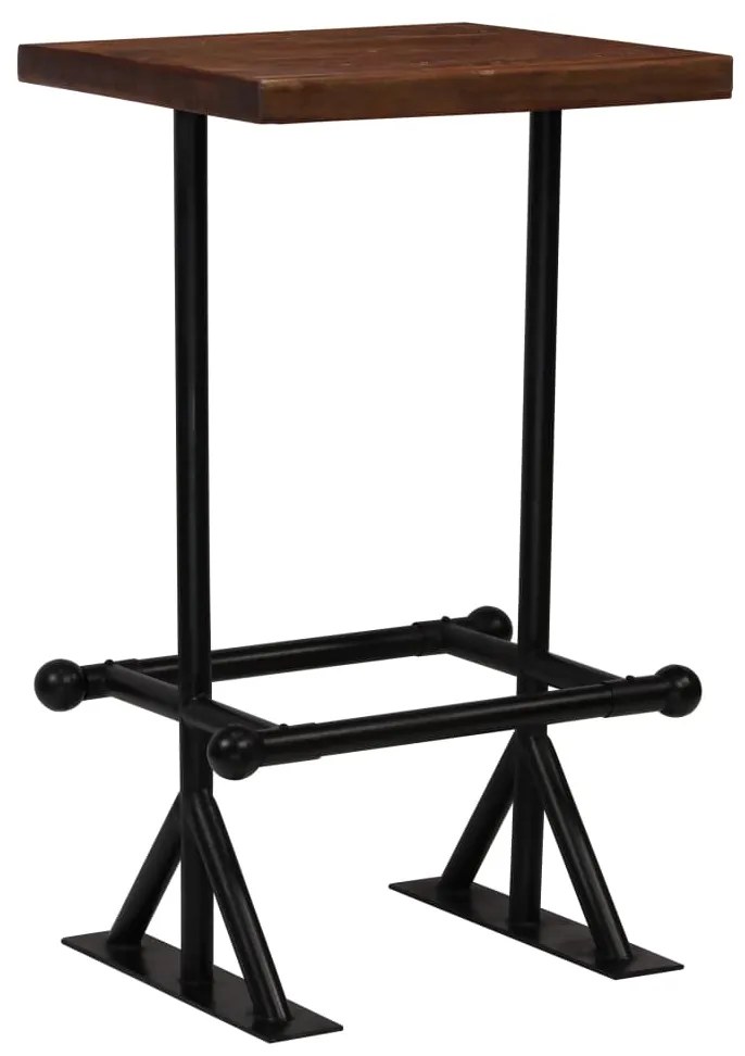Conjunto de bar 3 pcs madeira recuperada maciça