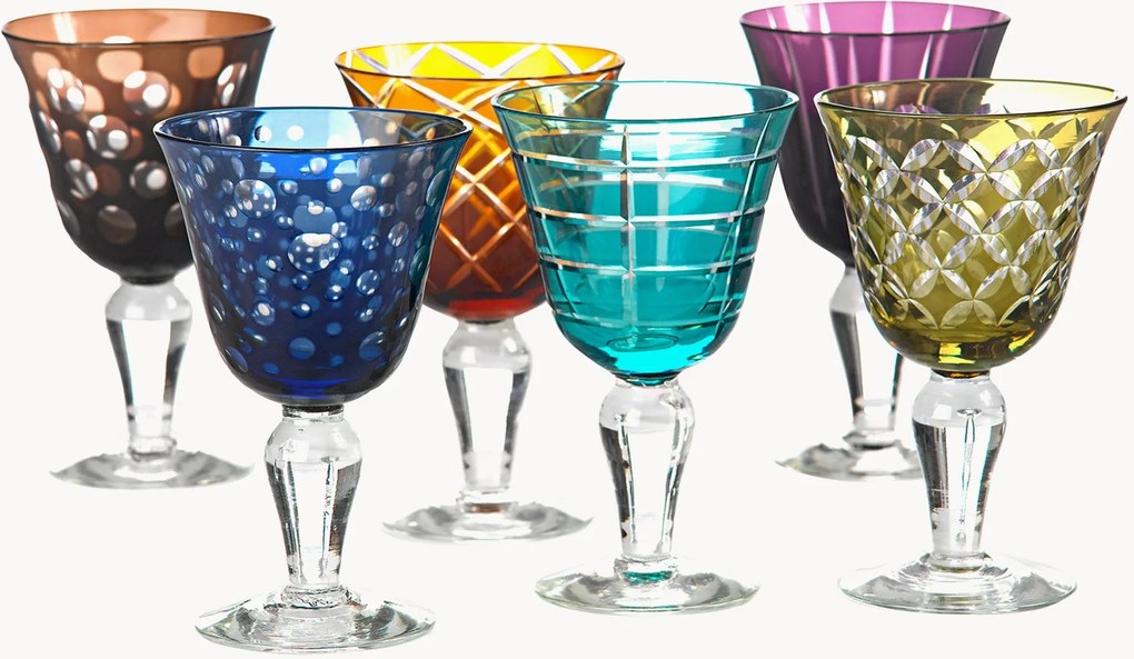 Copos de vinho Cuttings, conjunto de 6