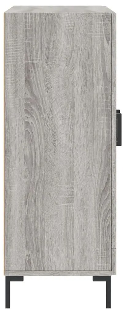Aparador 69,5x34x90 cm derivados de madeira cinzento sonoma