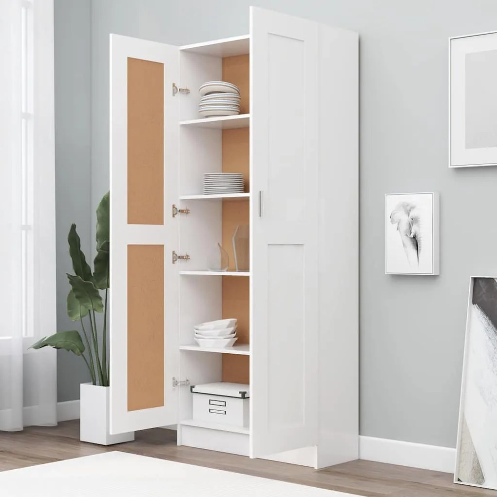 Estante 82,5x30,5x185,5 cm derivados de madeira branco