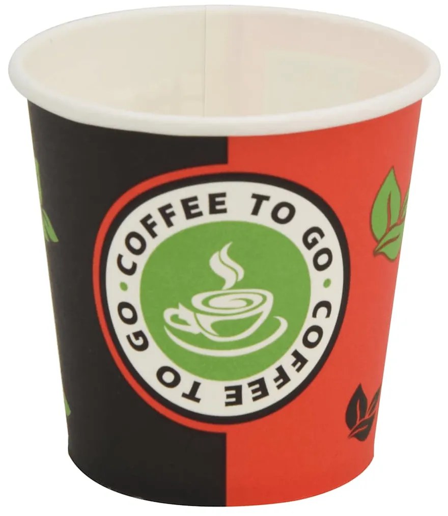 Copos de café descartáveis 1000 pcs papel 120 ml (4 oz)