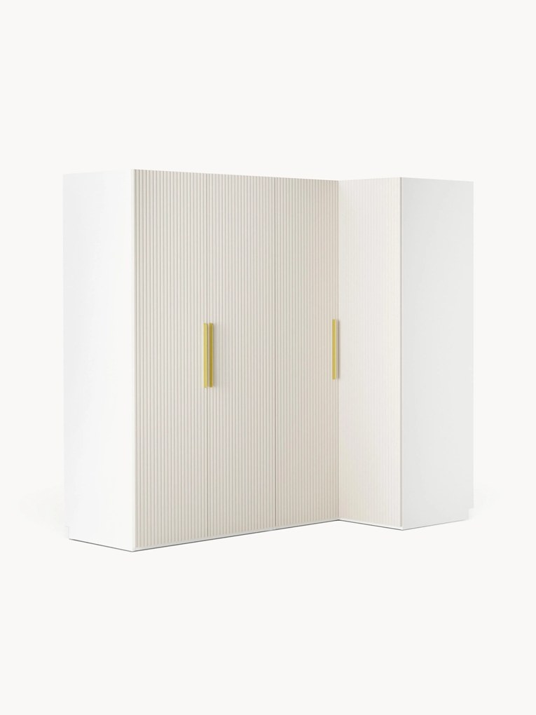 Roupeiro de canto modular Simone, L 215 cm, vários tamanhos