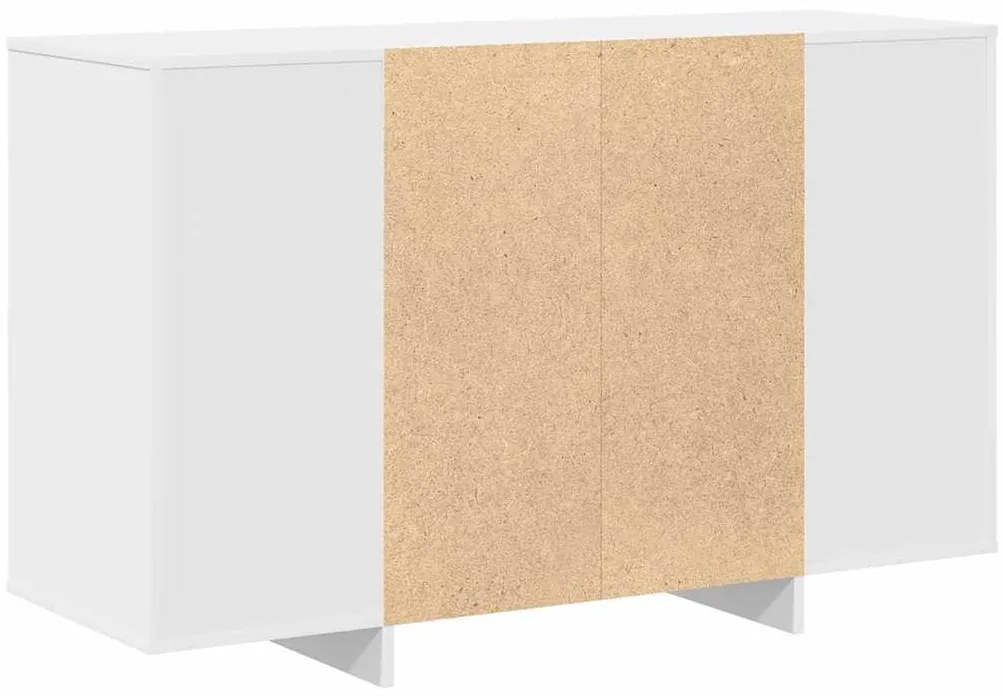 Buffet Branco Branco Madeira Engenheirada 120 x 41 x 75 cm