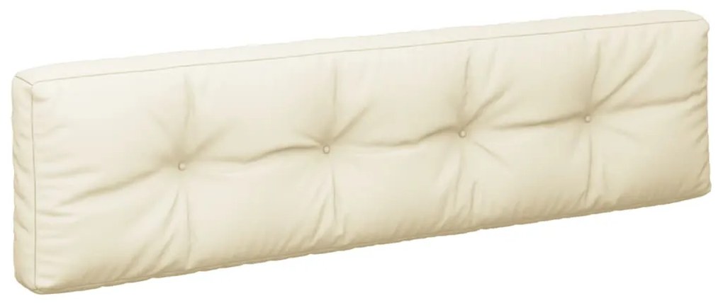 Almofadões de paletes 2 pcs tecido creme