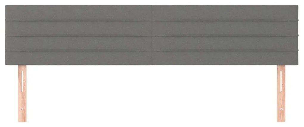 Cama boxspring com colchão 120x190 cm tecido cinzento-escuro