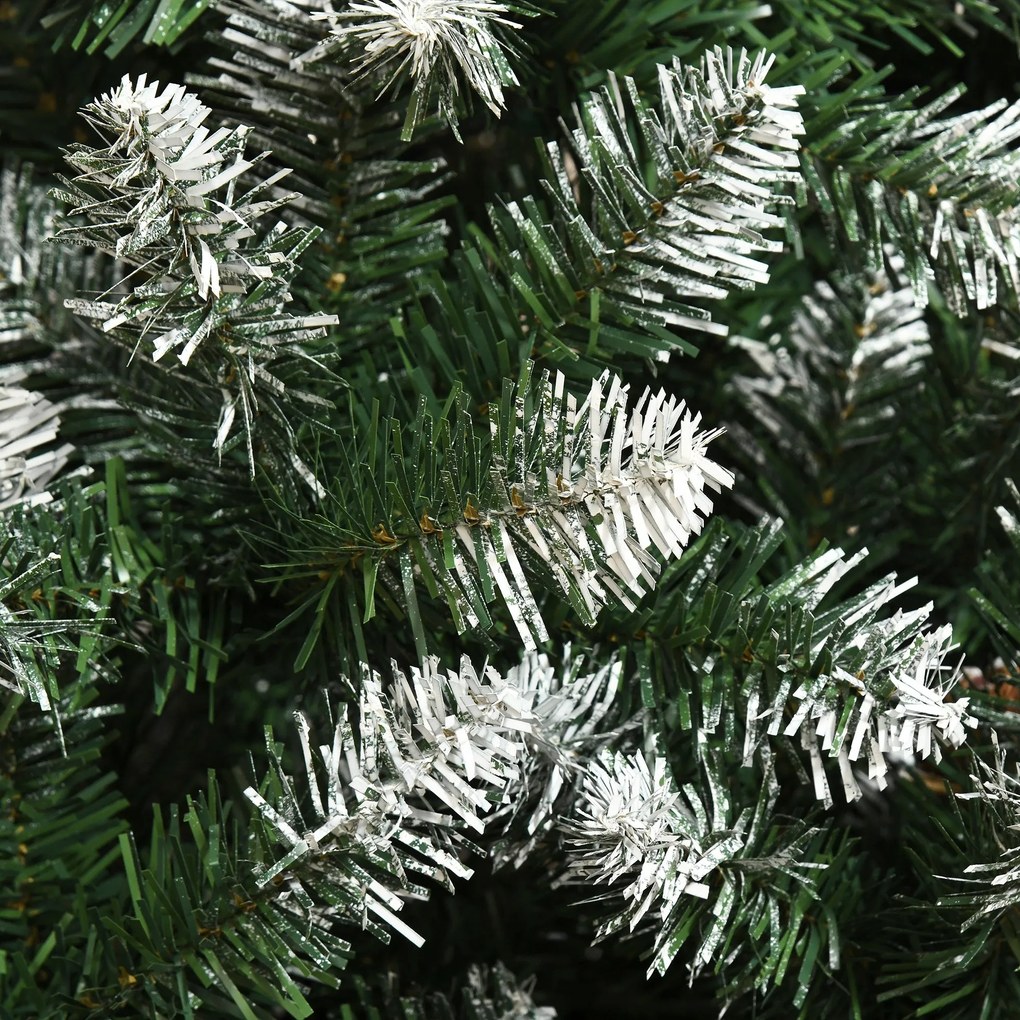 Árvore de Natal Artificial Ø75x180cm com 630 Ramas e 37 Pinhas Folhas
