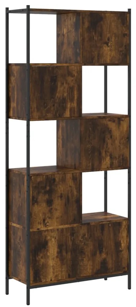 Estante 72x28x172 cm derivados de madeira carvalho fumado