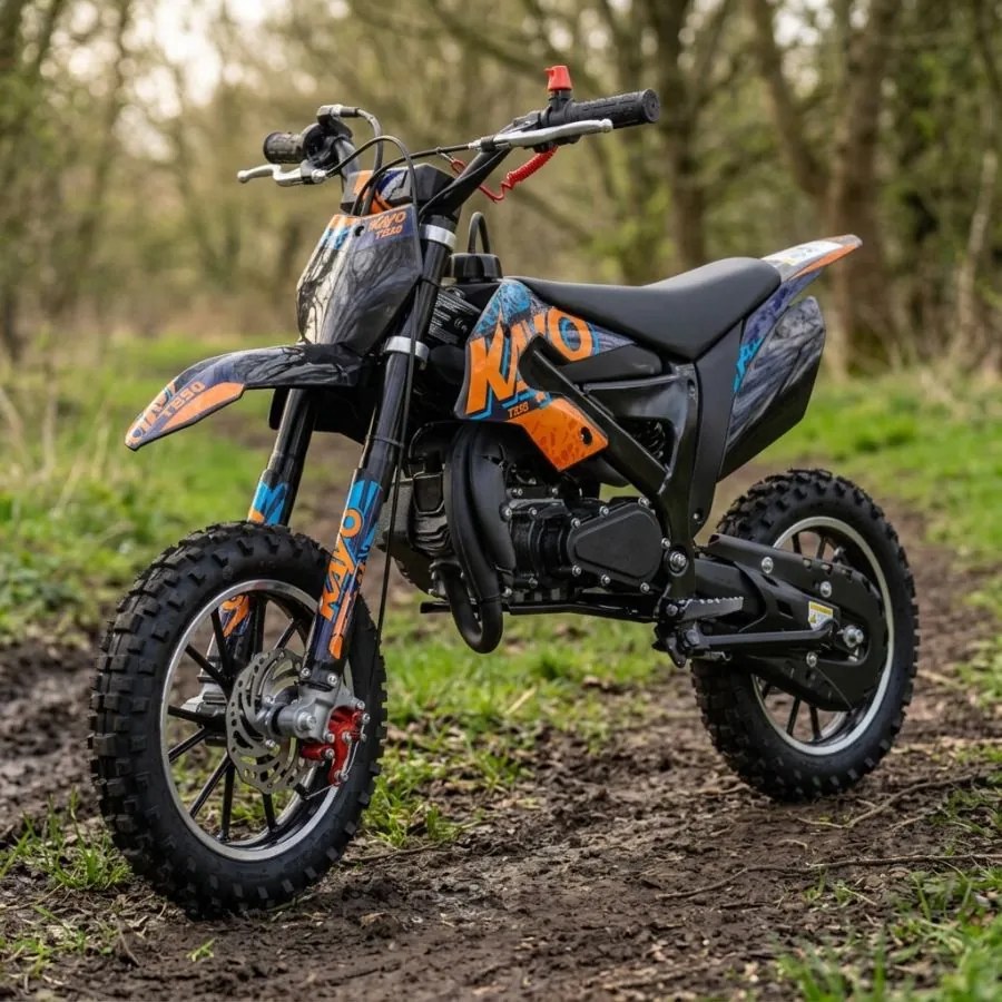Mini motocross Gasolina infantil 50cc Kayo TS50 Laranja