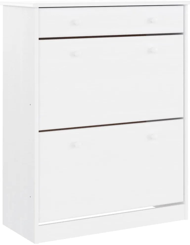 Aparador ALTA 77x35x188 cm madeira de pinho maciça branco