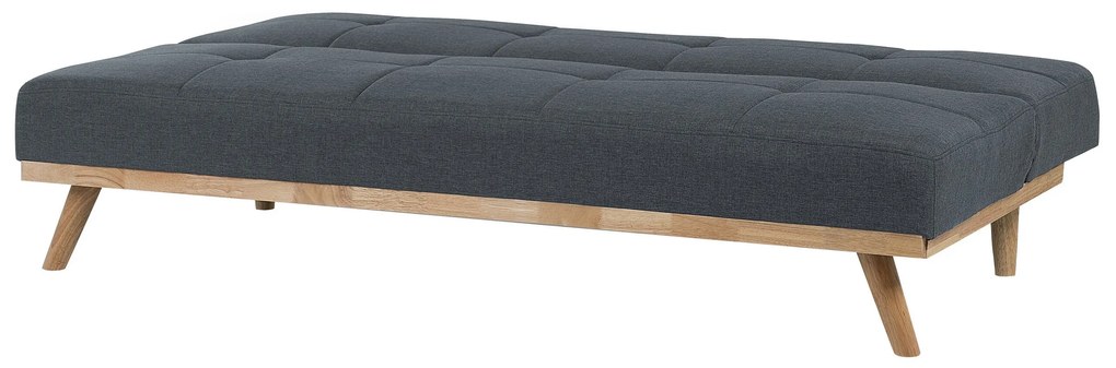 Sofá-cama de 3 lugares em tecido cinzento escuro FROYA Beliani