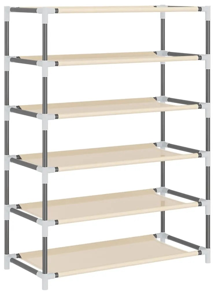 Sapateira 60x28x90 cm tecido Creme