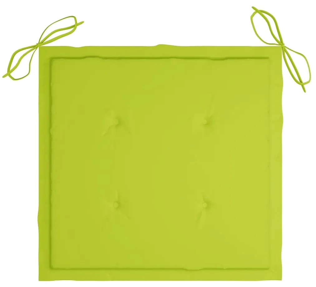 Cadeiras exterior dobráveis c/ almofadões 2 pcs acácia maciça
