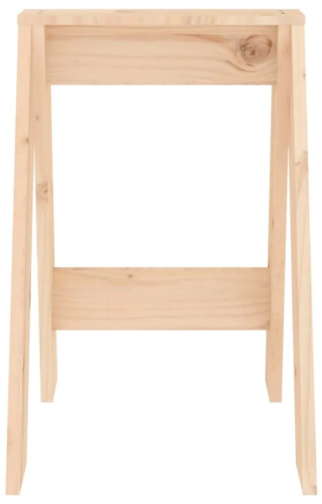 Bancos 2 pcs 40x40x60 cm pinho maciço