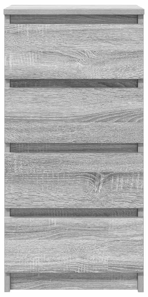 Aparador 37,5x35x76 cm derivados de madeira cinzento sonoma
