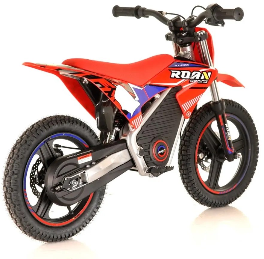 Mini moto elétrica para crianças Minicross electrica 350W 14/14" Warrior MX-E350 Vermelha