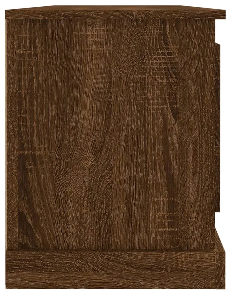 Móvel p/ TV 100x35,5x45 cm madeira processada carvalho castanho