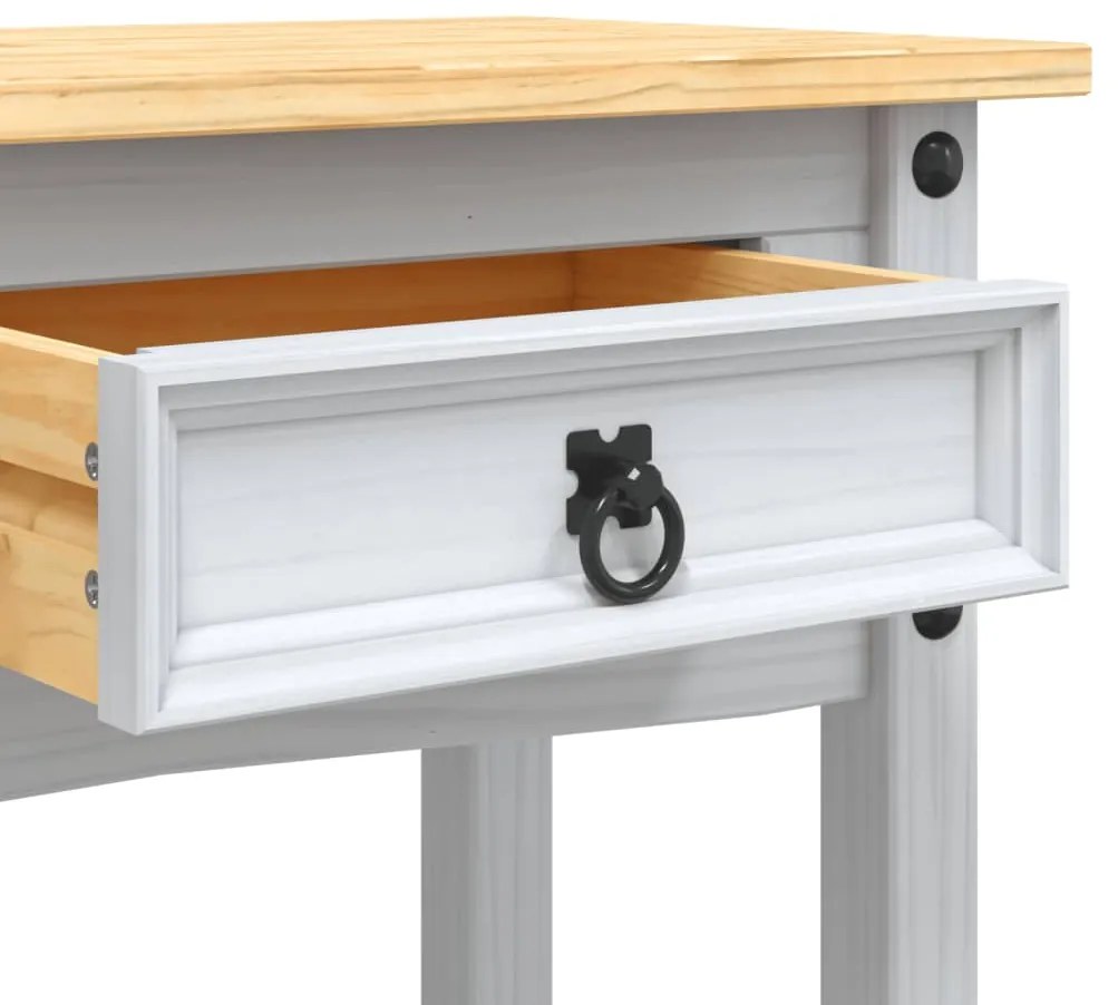 Mesa consola Corona pinho mexicano 90x34,5x73 cm branco
