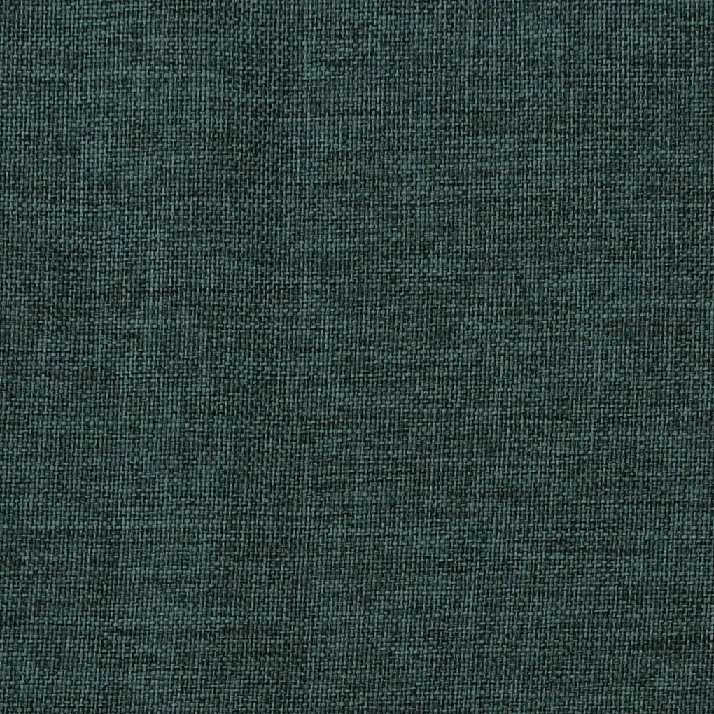 Cortina opaca aspeto de linho com ilhós 290x245 cm verde