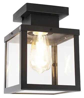 LED Luminária de teto exterior inteligente industrial preta com ST64 Wifi - Rotterdam Moderno